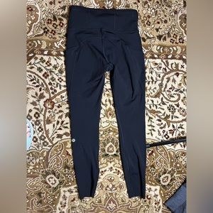 Lululemon fast and free 24” black Asian Small (size 2 measured) but more like 4
